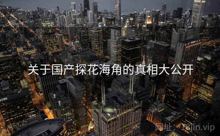 关于国产探花海角的真相大公开