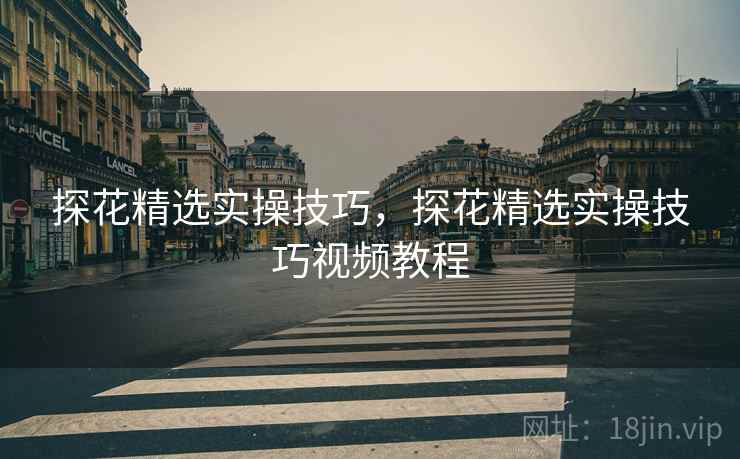 探花精选实操技巧，探花精选实操技巧视频教程