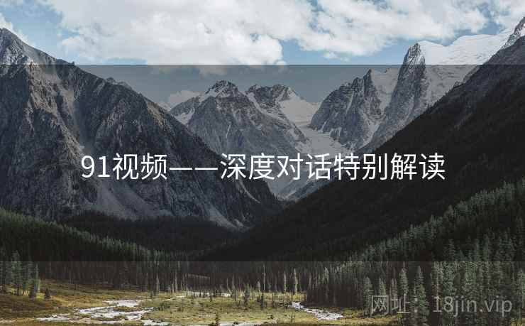 91视频——深度对话特别解读
