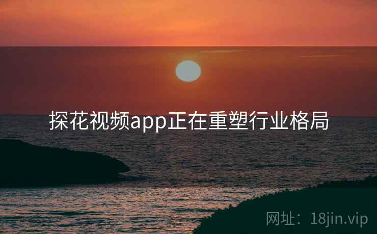 探花视频app正在重塑行业格局